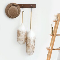Wool duster burden sweeping artifact household indoor non-hair Australian chicken feather marble blanket dust removal sofa brush
