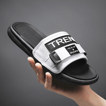 Cool slippers Male Shit Sensation Deodorant Anti Slip Summer New 100 lapped Korean version Outdoor net Red thick bottom ultra soft I