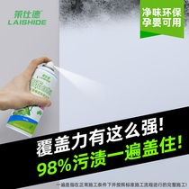 White wall decontamination wall covering renovation paint mending wall artifact household latex paint repair wall self-painting