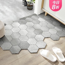 Door mat cutting Kitchen bedroom door mat Non-slip floor mat Silk ring mat Household living room carpet