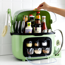 Seasoning storage box Kitchen supplies Household Daquan Multi-function combination set Knife holder Condiment shelf artifact