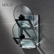 UOCO by pot lid rack kitchen shelf wall hanging storage frame space aluminum