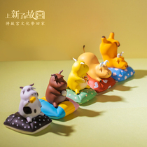  The new Palace Museum Wu Niu doll blind box desktop creative small ornaments hand-made gifts Cultural and creative official flagship store