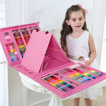 Children's Brush Gift Box Painting Tools Pupils Watercolor Pen Painting Set Art Learning Supplies Kindergarten Female