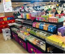 Supermarket bulk food box with lid Plastic drum display box Loose weight durable sealed box Moisture-proof storage box?