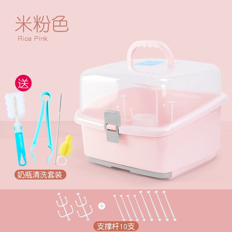 Portable bowl Childrens meal storage box Large childrens supplies Bottle auxiliary food tools will put the baby care box finishing box Baby