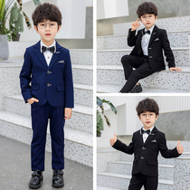 Boys and children small suits spring and autumn high-end dress boys Korean British suit suit suit wedding flower girl performance costume