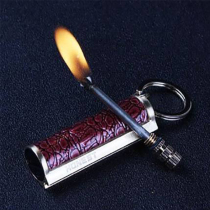Thousands of matches metal stainless steel kerosene fire sticks blowing a fire break in the old-fashioned