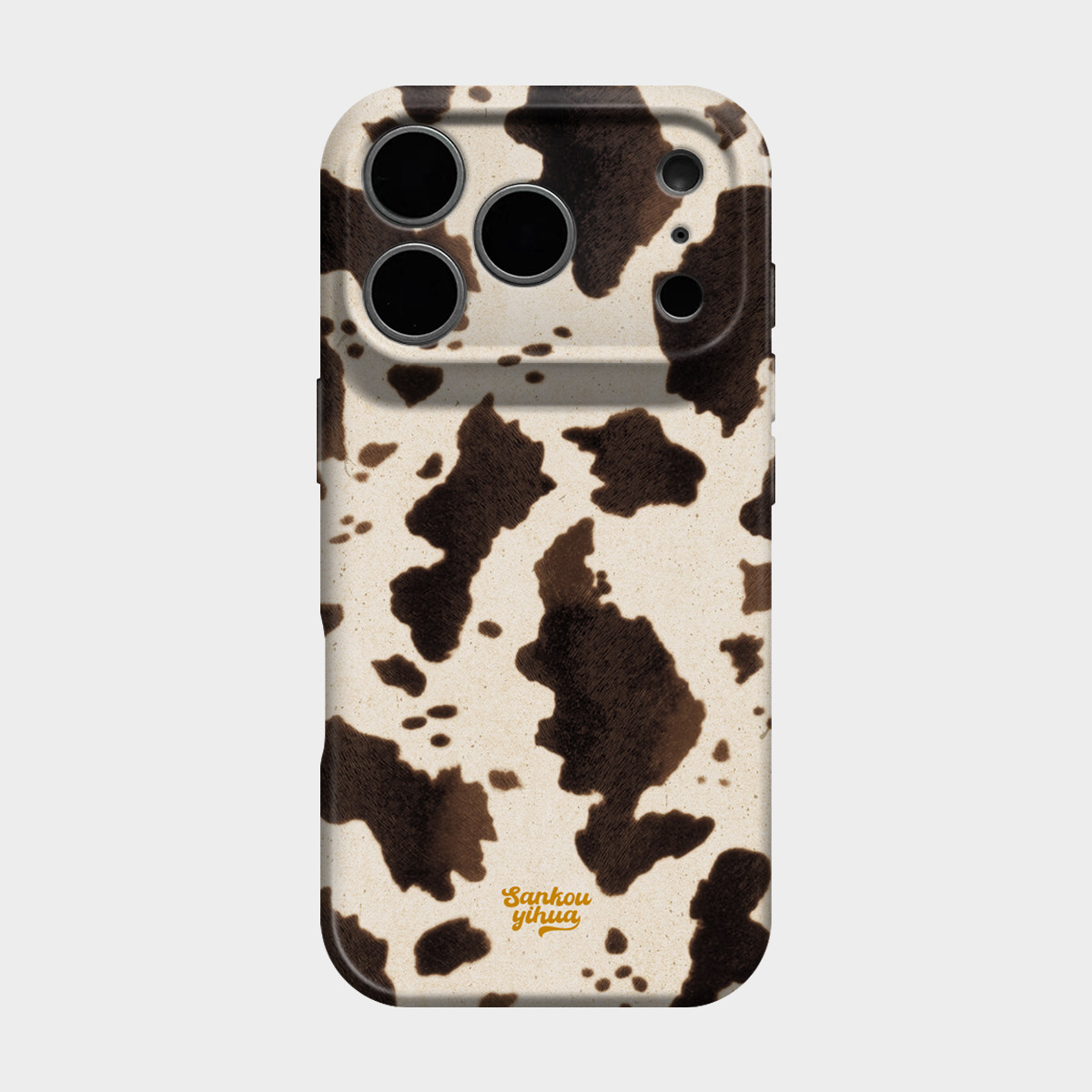 Style 52 — Cow iPhone18 promax mobile phone case 16pm huge good-looking iphone17 — Girls 160+ - Graffiti Cat & Yellow Banana