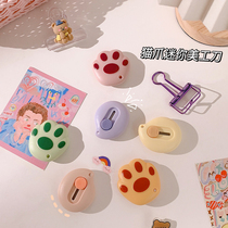 Mini cute cat claw small art knife demolition express knife package unpacking artifact paper cutter cutting wall paper knife hand knife art knife stationery supplies students use as hand knife