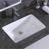 Small washbasin with bracket washbasin Mini rectangular washbasin single slot under the table basin round 22 simple household inches