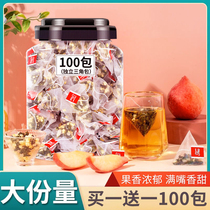 Peach white peach oolong tea tea combination health flower fruit tea tea bag tea cold tea bag bubble fruit tea bag