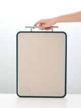 Love you more new double-sided wheat straw black sandalwood wheat fiber double-sided cutting board