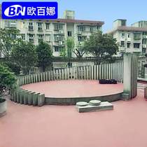 Obina outdoor pvc coil mat volleyball badminton basketball court ground glue kindergarten outdoor sports floor