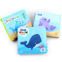 Baby bath book EVA tear not rotten bath book Waterproof baby water play BB toy early education cloth book