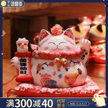 Fuyuan cat creative lucky cat opening gift home living room desktop small ornaments to send friends office decorations