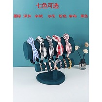 Headband storage rack Flannel jewelry rack head hoop rack hair card rack hair cord Hairband shelf headwear display rack home