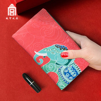 Forbidden City stationery beast storage bag handbag retro canvas pen bag original design wallet lipstick bag creative gift for girlfriend birthday gift girl and child student simple pencil case pencil case