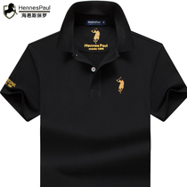 Haynes paul polo shirt mens summer 2021 new cotton lapel large size high-end short-sleeved t-shirt men