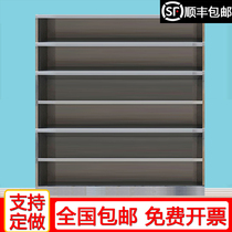 Stainless steel factory water cup cabinet 6-story canteen cupboard staff dinner plate locker multi-layer teacup shelf tea room
