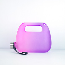 Large capacity creative backpack kettle Outdoor sports frosted cup Plastic space cup Portable water cup Strap water bottle