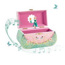 Music box jewelry box Childrens rotating dance princess jewelry storage Music Box Girl Toy birthday gift