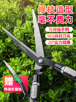 Garden scissors pruning shears lawn repair flower hedge shears green fruit trees weeding flowers and trees strong branch gardening shears