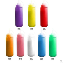Bottled color running flour corn flour rainbow running spray bottle rainbow powder colored corn starch Street shooting jet running color powder