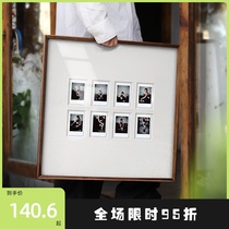diy Polaroid photo frame Couple creative framed solid wood simple picture frame ins photo frame Wall hanging photo frame