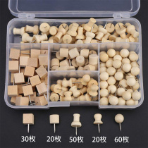 180 log pushpins set 5 styles original wooden I-shaped nails boxed cork board special wooden pushpin studs studs wooden multifunctional diy felt photo wall artwork nails