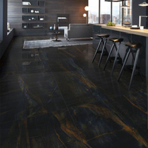 Romantic Romanticke tile Light luxury living room wall Marble tile Hotel lobby floor tile Night golden flower