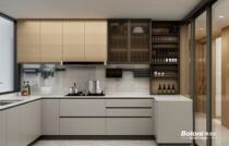 Boloni modern minimalist kitchen Melbourne bright paint cabinets