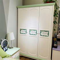 Lanxiangge wardrobe youth bedroom wardrobe plate environmental protection wardrobe wardrobe 2 door three door wardrobe