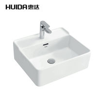 Huida bathroom ceramic wash basin home art basin art Bowl table basin square wash basin HDA6108A