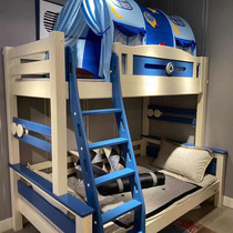 Sicilian boys student single bed simple modern small apartment children's room furniture light luxury simple atmosphere