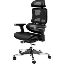  Haidar computer chair Home office chair full net Big chair seat swivel chair boss chair black imported net