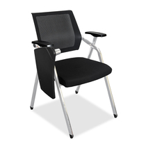 Paig training chair with writing board office chair folding conference chair mesh chair training chair negotiation office