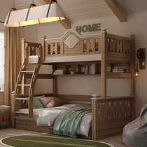 ABC Picasso bunk bed two children bunk bed bunk bed Wood mother and child