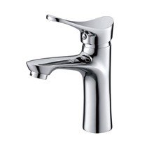 Eurobathrooms Bathroom Noodle basin Tap hot and cold tap toilet Balcony Copper Plated Chrome ceramic Valve Core Home Supplies