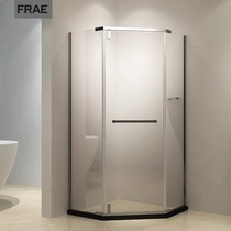 FRAE Fiery 304 stainless steel diamond type flat door screen bath room with shower room set for partition 06 series