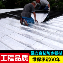 House guard sbs waterproof membrane self-adhesive asphalt tape blocking color steel tile bungalow roof waterproof repair material