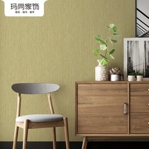 Marshang home decoration wallpaper Wall cloth wallpaper Wall cloth simple wind light luxury style new Chinese Young Style