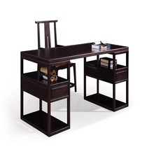Desk view sequence All solid wood without auxiliary materials Ebony wood household can be customized new Chinese style