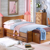 X.M.B Hedream Treasure Childrens furniture Solid wood Universal travel Inn Wind eco-friendly single bed FB91025-3V7