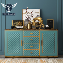  Faweijia Italian light luxury dining side cabinet Household wall wine cabinet Living room entrance locker Multi-function tea dining cabinet