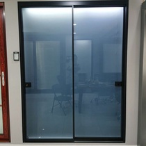 The dimension shield door and window small frame sliding door 9 frame narrow looks excellent in appearance and adopts double-layer tempered glass.