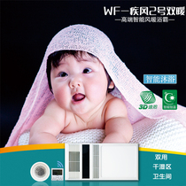 Wanfei lighting high-power ventilation light wave air conditioning air heating decoration strip dry and wet area bath intelligent switch top wall brother