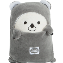 Sealy silk limited edition koala dual-use pillow cover blanket cute embroidery cartoon fashion comfortable cover blanket