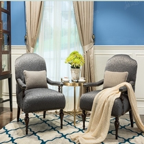 Red Star Meikailong Official Flagship-Wellington Modern American Light Luxury Guest Restaurant Leisure Chair Y801-7