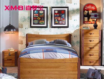 Happy Dreams Treasure Globe Travel Boy Girl Chongqing Furniture Furnishing American Full Solid Wood Pine Bed Teenagers Childrens Bed